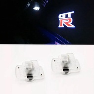 R35 R34 GTR Door Light 2pcs GT-R LED Carpet Shadow Light Ghost Courtesy Lamp For Nissan GTR R35 R34 