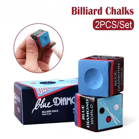Billiard Chalk 2pcs Box Oil-Based Non-Sticky Snooker Specific Chalk Precision Cue Accessories High A