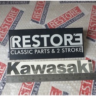 Chrome KAWASAKI NINJA RR CHROME CHROME CHROME STICKER 33X5CM