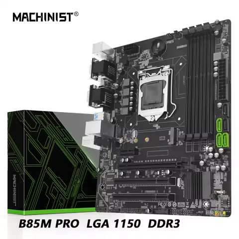 MACHINIST B85M PRO motherboard Intel LGA 1150 CPU I3 I5 I7 CPU Support technology DDR3 dual channel 