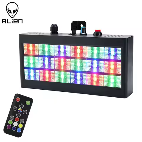 ALIEN 18 LED Strobe RGB Flash Stage Lighting Effect Sound Activated For Club Disco Party DJ Holiday 