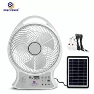 Rechargeable Fan, Battery Solar Powered Electric, Fan Solar Table Portable Fan With Bluetooth Speake