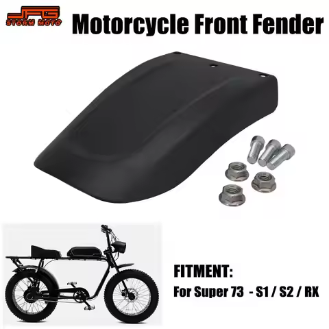 Ebike Fender Cover For Super73 S1 S2 RX Off-Road Motorcycle Parts Middle Front Fender Mudguard Prote