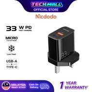 Mcdodo Type-C+USB Ports 33W Charger (UK Plug) (PD/QC3.0/SCP/FCP/AFC/VOOC) CH091
