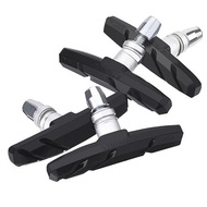 Remarks Japan Brake Shoe 4-piece Set V Type Brake Pads V Brake Bicycle Mountain Bike Cross Bike Blac