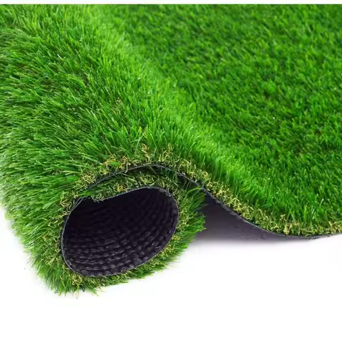Artificial Garden Grass 5 ft x 11 ft Premium Lawn Turf, Realistic Fake Grass, Synthetic Turf, Thick 