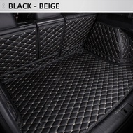 Auto Full Coverage Trunk Mat For HONDA Vezel 2015-2022 21 20 19 18 17 16 Car Boot Cover Pad Cargo In