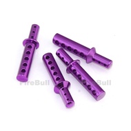 4PCS Metal Aluminum Car Shell Column Body Mounts 08007 1/10 Metal Upgrade Parts For HSP 108037 18803