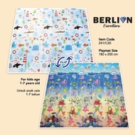 Folding carpet Reversible carpet/ Size 200x180 Cm Children's mattress/