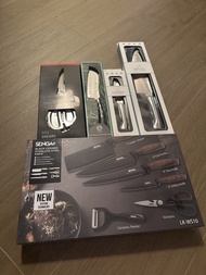全新Smeg Chef Knife 刀 廚具套裝