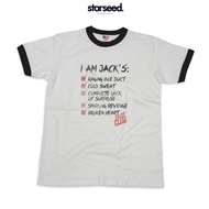 FIGHT CLUB - I AM JACKS / RINGER T-SHIRT