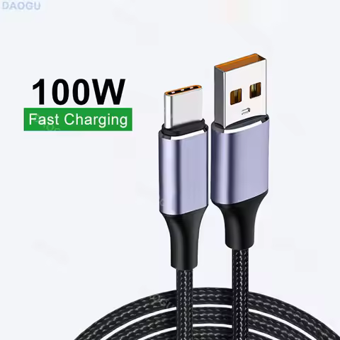 Usb Cable Type C 3m 2m 1m 0.5m For Huawei Honor 100W 66W Fast Charge Type C Cable Data Cord Cable Fo