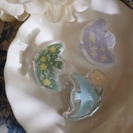 飛鳥系列  鹽繫手賬滴膠夾子可愛夾子手賬文具