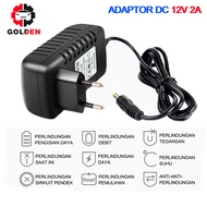 Adaptor AC to DC 12V 2A berlaku untuk LVPIN HiFi Stereo Amplifier Treble Bass Booster 12V - LP-838 A
