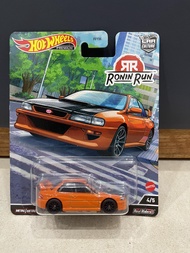 Xe mô hình đồ chơi bánh cao su Hotwheels 1:64 PREMIUM - RONIN RUN - 98 Subaru Impreza 22B-STi Versio
