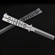 Portable Stainless Steel Folding Hair Comb LF-9898