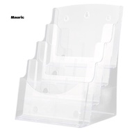 A5 Acrylic Brochure Display Stand Rack Flyer Holder Magazine Organizer