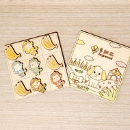 動物井字遊戲 圈圈叉叉 DIY 禮物 木