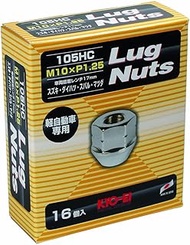 KYO-EI [KyoHisashi industry] lug nuts [number: 16 pieces] [through type 17HEX] M10 x P1.25 105HC-16P