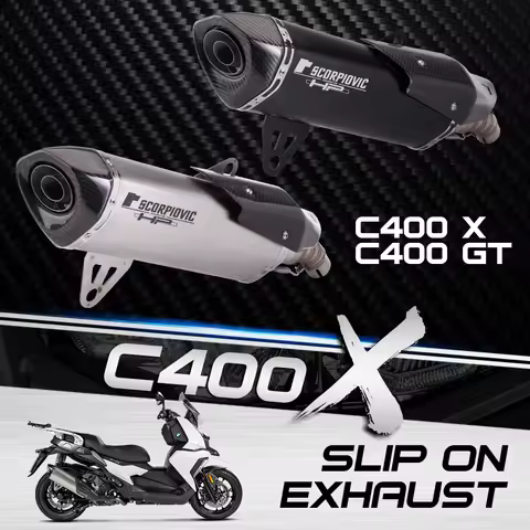 FOR BMW C400 C400GT Motorcycle Racing Performance Exhaust Racing Line Original Location Motorcycle M
