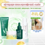 Bộ Mỹ Phẩm Trị Mụn Cho Bà Bầu 4 Món Giúp Kiểm Dầu Gom Cồi Mờ Thâm Hiệu Quả GUO