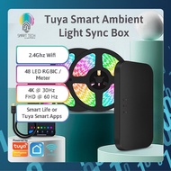 (Local Stock) Tuya / Smartlife Ambient LED Strip Light Sync Box Support 4K/HDR/GAME/TV BOX/Alexa Goo