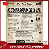 [OnLive] 80Th Birthday Commemorative Gifts for Men and Women, Elegant Old Canvas Hanging Paintings, 