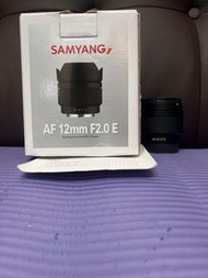 今日快走 極新淨 全套有盒 香港行貨 Samyang AF 12 12mm F2 Sony E Mount 自動對焦 Auto Focus