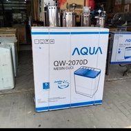 mesin cuci 2 tabung aqua 20kg