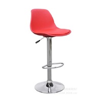 Adjustable RED Bar Chair 60-80cm High Stool Low Back Seat Kerusi Tinggi MERAH Cafe Kitchen Home Dini