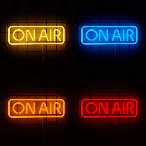 On Air Led Neon Sign, Suitable For Tiktok, Youtube Gamers Live Decor, Studio, Bedroom, Game Room, Re