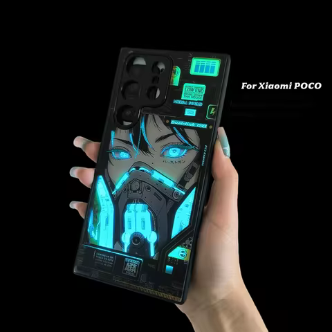 Anime Girl Call Luminous Phone Case For Xiaomi 15T 14T 13T 12T Pro POCO F8 F7 Ultra F6 F5 M7 Pro Coo
