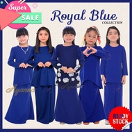 BAJU KURUNG BUDAK / KIDS / ANAK - ROYAL BLUE