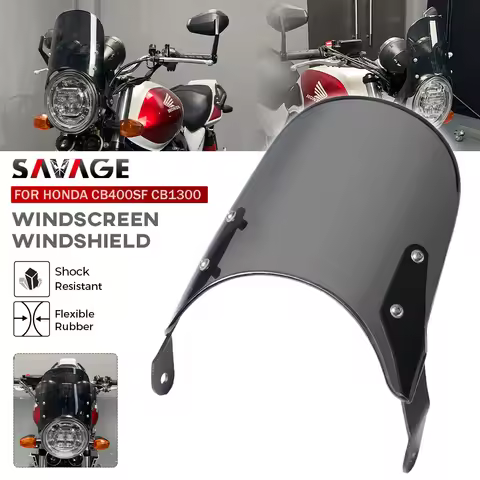 Motorcycle Windscreen For HONDA CB400SF CB400SB CB1300SF CB1300 SF CB400 Super Four Windshield Headl