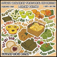 [1 pack] Traditional Indonesian Food Stickers (Market Snack Stickers) Suitable for souvenirs scrapbo