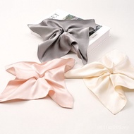 Mommy Square Scarf Female Hair Tie Hair Tie 22 Silk High-End Feel 2024 Influencer Scrunchy Pig Scrun