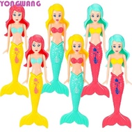 YONGWANG66HR Magical Dive Mermaid, Glittery Sparkle Tails Water Dive Toys, Party Supplies Bathtub Co