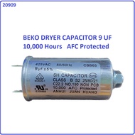 BEKO DHX83420W / DCJ83133W / DCY9402GXB1(SG) 9 uf Dryer Capacitor 9uf High Quality Capacitor