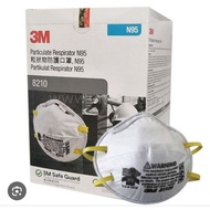 3M 8210 N95 Disposable Respirator Mask, 20Pcs/Box