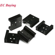 5pcs/1pc 45*45*14mm Heatsink Cooling Fin Radiator Cooler Aluminum Heat Sink for TO-3 Transistor Cool