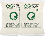 Goshudh Jowar Atta (Sorghum Flour)-1Kg (Pack of 2)