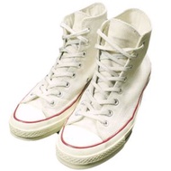 二手 CONVERSE CT70 CHUCK TAYLOR HI CUT Chuck Taylor All Star 帆布高筒鞋 162053C US8 (26.5cm) 羊皮紙色三星運動鞋。