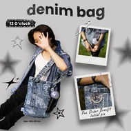 Denim Totebag Piedpaper Studio BTS Jin Echo concert bag