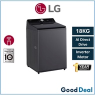 LG TX2518ST7G 18KG / TX2516DT5O 16KG Inverter AI Direct Drive Fully Auto Washing Machine Mesin Basuh
