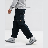 กางเกงขายาว DK คาร์โก้ขายาว ทรงกระบอกตรง กางเกงขายาวคาร์โก้ ดิกกี้คาร์โก้ใส่ทำงาน Cargo Pants (โลโก้