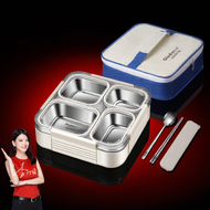 Olodo | Insulated Lunch Box for Students & Office Workers 304 Stainless Steel Compartment Sealed
