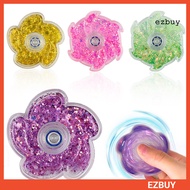 [ezbuy] Flower Spinner Fidget Toy Glitter Quicksand Filled Stress Relief Finger Flexibility Training