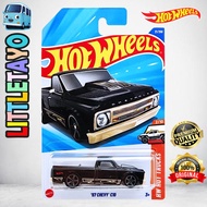 Hot Wheels 67 Chevy C10 Black Diecast Pickup Truck