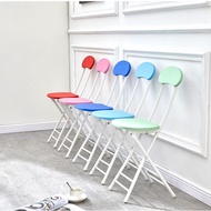 Foldable Chair Folding Chair OfficeHousehold Dining Chair Portable Back Lightweight Student Dormitory Chair