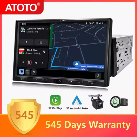 ATOTO 10.1 inch Android Car Stereo Double 2 Din Wireless Apple Carplay Android Auto Screen GPS 2Din